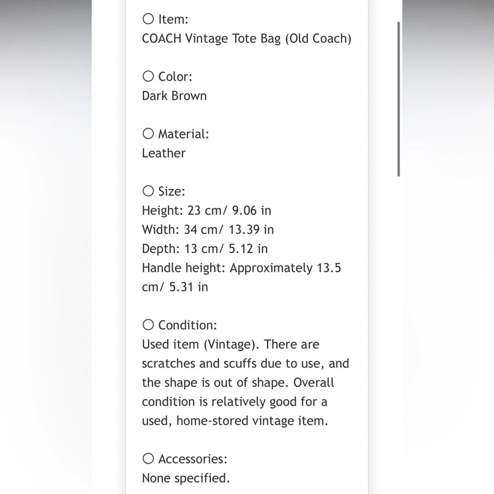 Coach Chocolate Brown Leather Tote - Picture 14 of 14